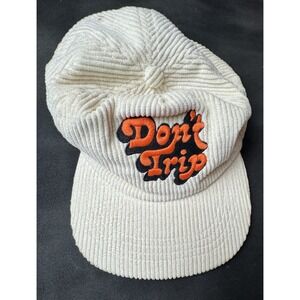 RARE STAN RAY X DON'T TRIP FAT CORDUROY SNAPBACK HAT MAC MILLER, SUPREME, STUSSY